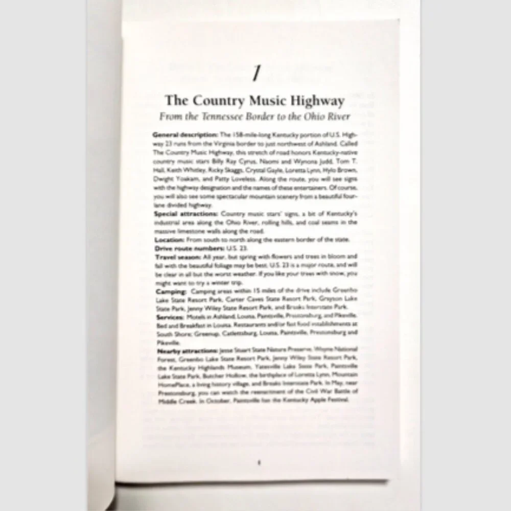 A Falcon Guide Scenic Driving: Kentucky by Kappele NEW DISCONTINUED